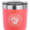 Wally Byam Airstream Club logo 30 oz Stainless Steel Ringneck Tumbler - Coral - CLOSE UP