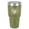 Wally Byam Airstream Club logo 30 oz Stainless Steel Ringneck Tumbler - Olive - Front