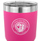 Wally Byam Airstream Club logo 30 oz Stainless Steel Ringneck Tumbler - Pink - CLOSE UP