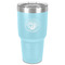 Wally Byam Airstream Club logo 30 oz Stainless Steel Ringneck Tumbler - Teal - Front