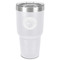 Wally Byam Airstream Club logo 30 oz Stainless Steel Ringneck Tumbler - White - Front