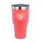 Wally Byam Airstream Club logo 30 oz Stainless Steel Ringneck Tumblers - Coral - FRONT