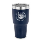 Wally Byam Airstream Club logo 30 oz Stainless Steel Tumbler - Navy - Single-Sided