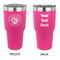 Wally Byam Airstream Club logo 30 oz Stainless Steel Ringneck Tumblers - Pink - Double Sided - APPROVAL