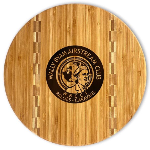 Custom Wally Byam Airstream Club logo Bamboo Cutting Board