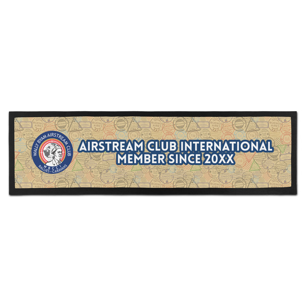 Custom Wally Byam Airstream Club logo Bar Mat