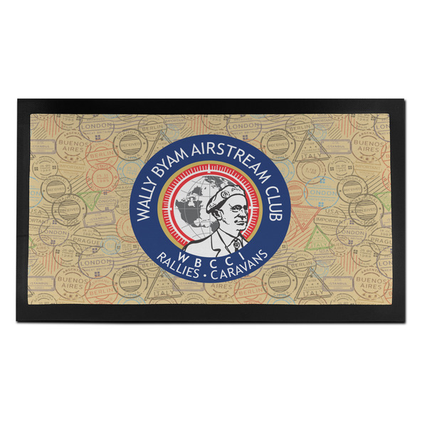 Custom Wally Byam Airstream Club logo Bar Mat - Small