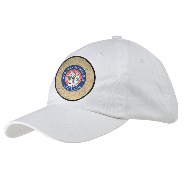 Custom Wally Byam Airstream Club logo Baseball Cap - White