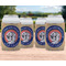 Wally Byam Airstream Club logo Can Cooler - Standard 12oz - Set of 4 - In Context