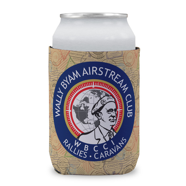 Custom Wally Byam Airstream Club logo Can Cooler - 12 oz - Single