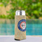 Wally Byam Airstream Club logo Can Cooler - Tall 12oz - In Context