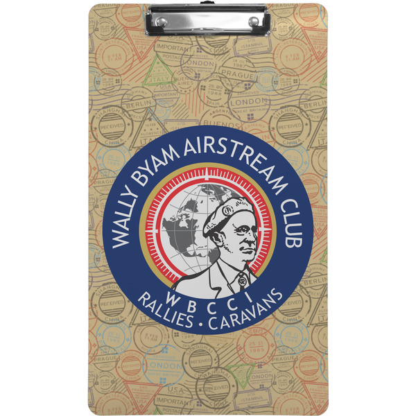 Custom Wally Byam Airstream Club logo Clipboard - Legal Size