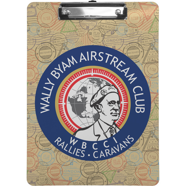 Custom Wally Byam Airstream Club logo Clipboard