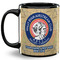 Wally Byam Airstream Club logo Coffee Mug - 11 oz - Full- Black