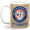 Wally Byam Airstream Club logo Coffee Mug - 11 oz - Full- White