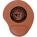 Wally Byam Airstream Club logo Leatherette Mouse Pad with Wrist Support