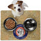 Wally Byam Airstream Club logo Dog Food Mat - Medium LIFESTYLE