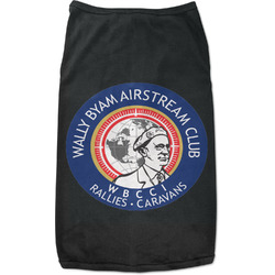 Wally Byam Airstream Club logo Black Pet Shirt