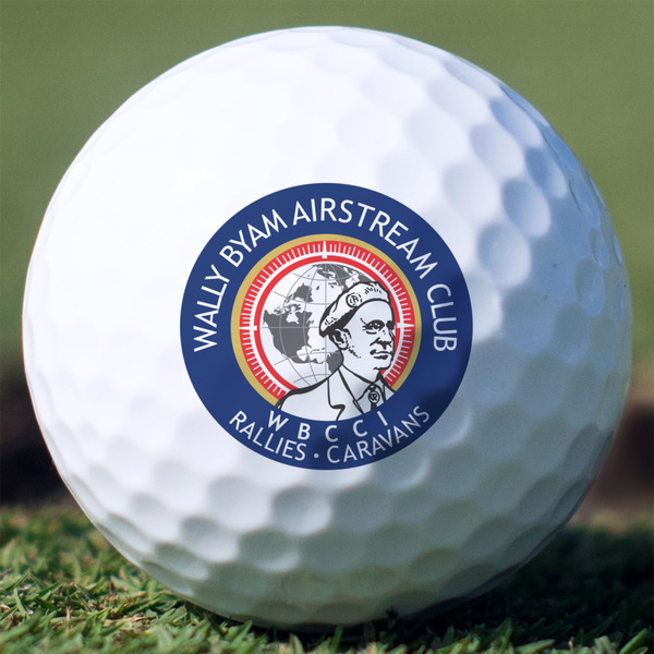 Custom Wally Byam Airstream Club logo Golf Balls - Titleist Pro V1 - Set of 3