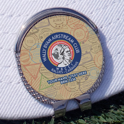 Wally Byam Airstream Club logo Golf Ball Marker - Hat Clip