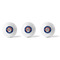 Wally Byam Airstream Club logo Golf Balls - Generic - Set of 3 - APPROVAL