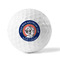 Wally Byam Airstream Club logo Golf Balls - Generic - Set of 3 - FRONT