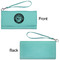 Wally Byam Airstream Club logo Ladies Wallets - Faux Leather - Teal - Front & Back View