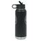 Wally Byam Airstream Club logo Laser Engraved Water Bottles - Front & Back Engraving - Side View