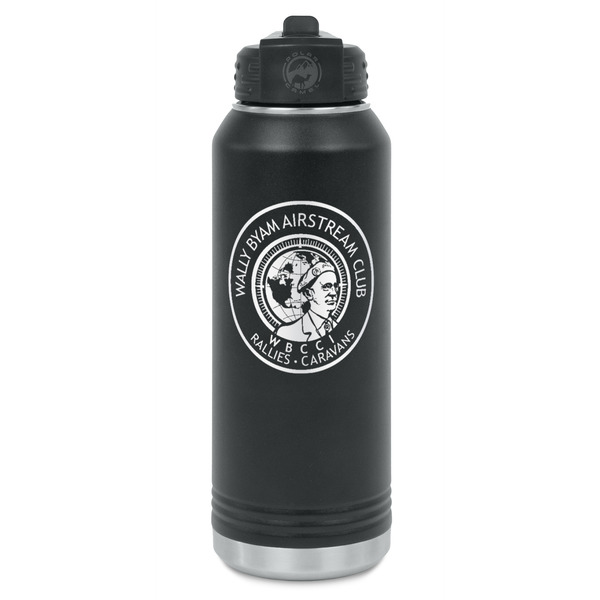 Custom Wally Byam Airstream Club logo Water Bottle - Laser Engraved