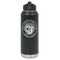 Wally Byam Airstream Club logo Laser Engraved Water Bottles - Front View