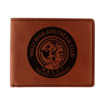 Wally Byam Airstream Club logo Leatherette Bifold Wallet