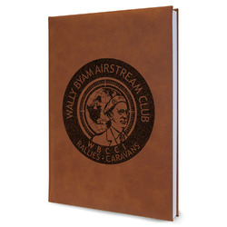 Wally Byam Airstream Club logo Leather Sketchbook