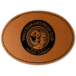 Wally Byam Airstream Club logo Faux Leather Iron On Patch - Oval