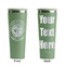 Wally Byam Airstream Club logo Light Green RTIC Everyday Tumbler - 28 oz. - Front and Back