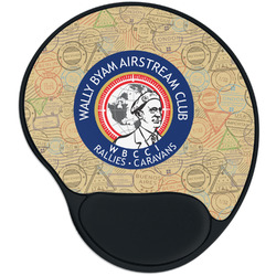 Wally Byam Airstream Club logo Mouse Pad with Wrist Support