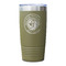 Wally Byam Airstream Club logo Olive Polar Camel Tumbler - 20oz - Single Sided - Approval