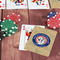 Wally Byam Airstream Club logo On Table with Poker Chips