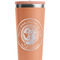 Wally Byam Airstream Club logo Peach RTIC Everyday Tumbler - 28 oz. - Close Up