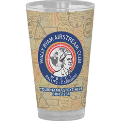 Wally Byam Airstream Club logo Pint Glass - Full Color