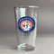 Wally Byam Airstream Club logo Pint Glass - Two Content - Front/Main