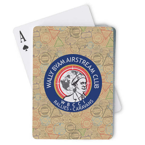 Custom Wally Byam Airstream Club logo Playing Cards