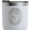 Wally Byam Airstream Club logo RTIC Tumbler - White - Close Up