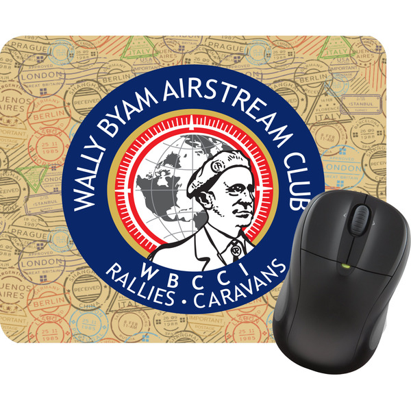 Custom Wally Byam Airstream Club logo Rectangular Mouse Pad