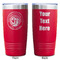 Wally Byam Airstream Club logo Red Polar Camel Tumbler - 20oz - Double Sided - Approval