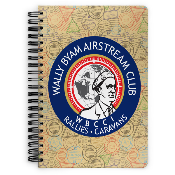 Custom Wally Byam Airstream Club logo Spiral Notebook