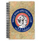 Wally Byam Airstream Club logo Spiral Journal Large - Front View