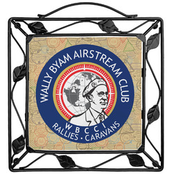 Wally Byam Airstream Club logo Square Trivet