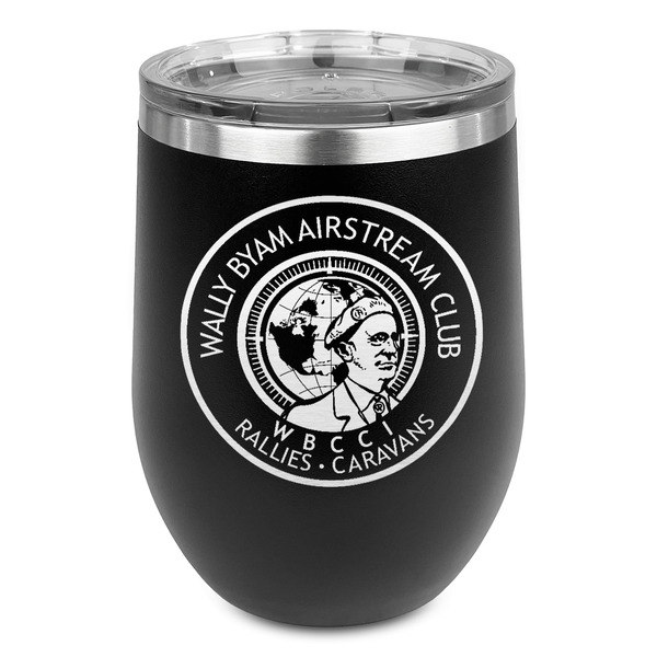 Custom Wally Byam Airstream Club logo Stemless Stainless Steel Wine Tumbler