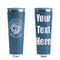 Wally Byam Airstream Club logo Steel Blue RTIC Everyday Tumbler - 28 oz. - Front and Back