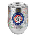 Wally Byam Airstream Club logo Stemless Wine Tumbler - Full Print